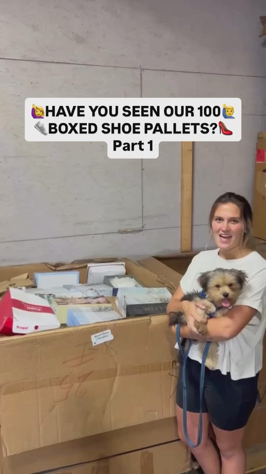 Amazon Boxed Shoes Pallet 100 Pairs